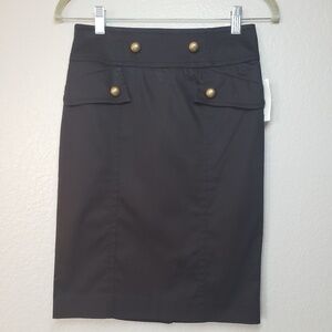 H & M black pencil skirt